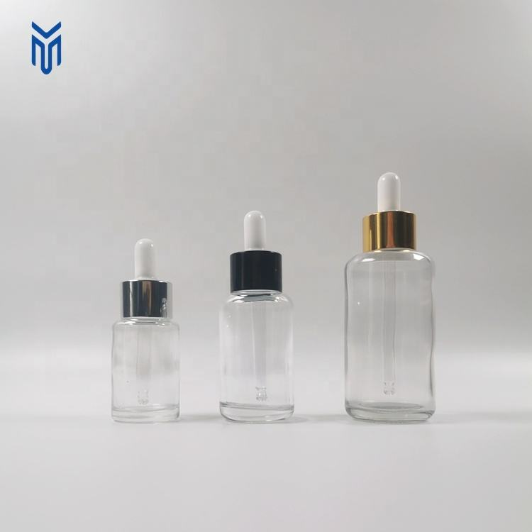 30ml 50ml 100ml round shoulder glass dropper bottle