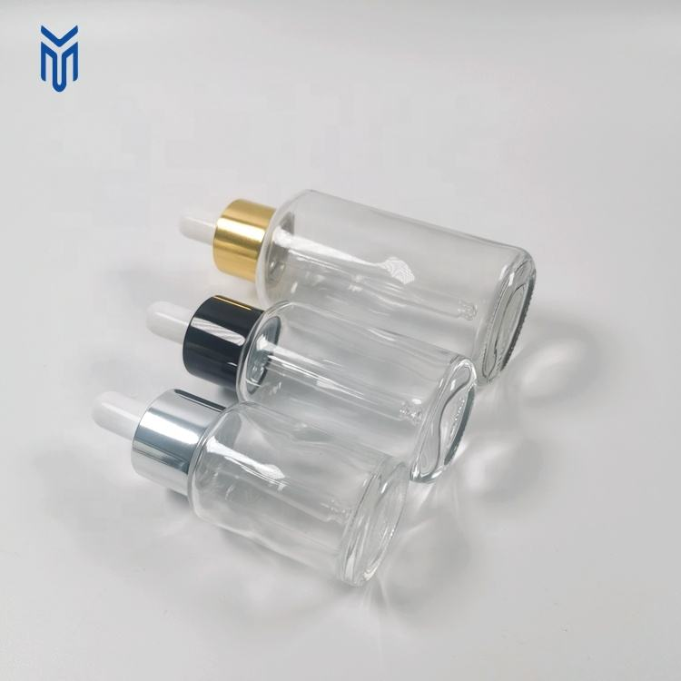 30ml 50ml 100ml round shoulder glass dropper bottle