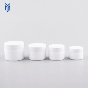 Factory Luxury 15g 20g 30g 50g 110g 120g White Porcelain Cream Jar Face Cream Container White Glass Jar with Lid