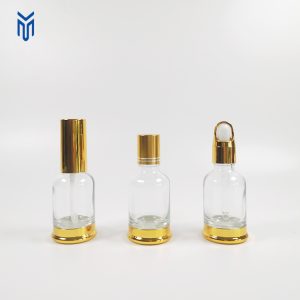 Luxury 20ml 30ml 50ml Massage Oil Bottle Hair Oil Bottle Cosmetic Packing Glass Bottle for Perfume and Essential Oils