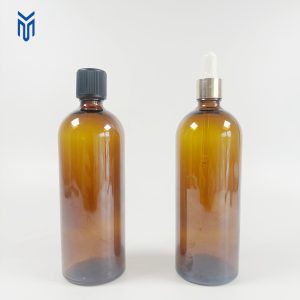 Wholesale 200ml Amber Glass Bottle Brown Glass Dropper Bottles Hair Oil Bottles