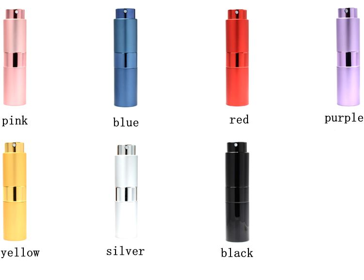 Luxury 8ml 10ml Colorful Small Perfume Atomizer Metal Mini Travel Portable Bottle Metal Spray Bottle - Image 5