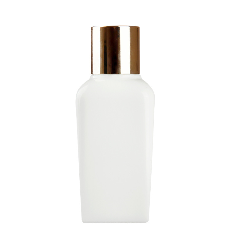 Luxury 30ml 100ml square Diffuser Bottle White Porcelain Glass Diffuser Bottle with Diffuser Cap