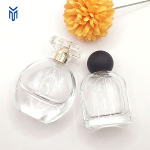 Wholesale 50ml Glass Perfume Bottles China Crimp Neck Empty Luxury Glass Perfume Bottles