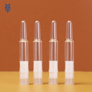 3ml Transparent Plastic Ampoule Cosmetic Bottle Water Powder Bottle