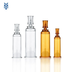 5ml 10ml Amber Disposable Plastic Ampoule Syringe and Needles Airless Ampoule syringe Serum Bottles